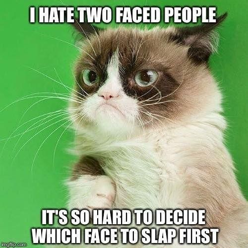 Two faced people
