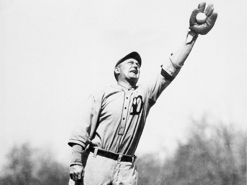 Ty Cobb making catch