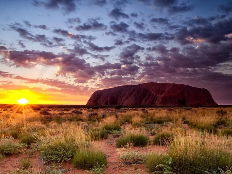 Uluru at dawn