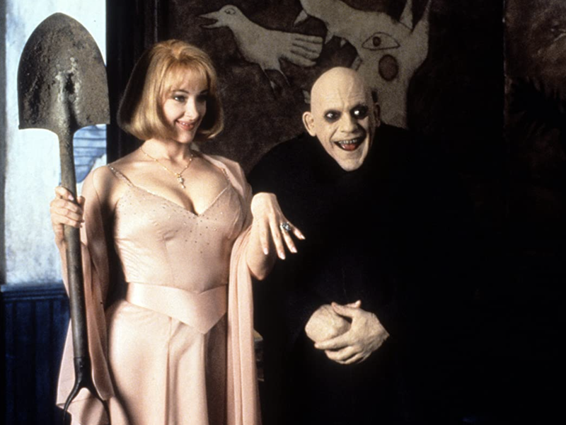 Uncle Fester with his new bride