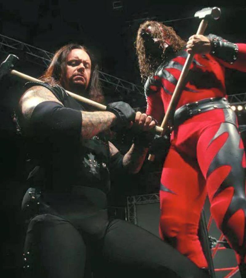 Undertaker and Kane as the Brothers of Destruction