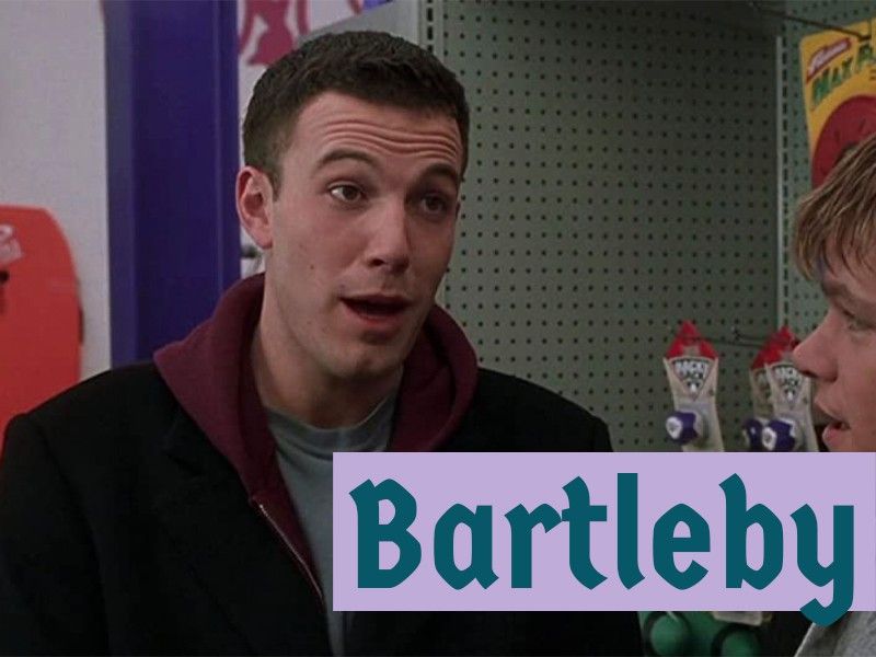 Unique movie character names: Bartleby