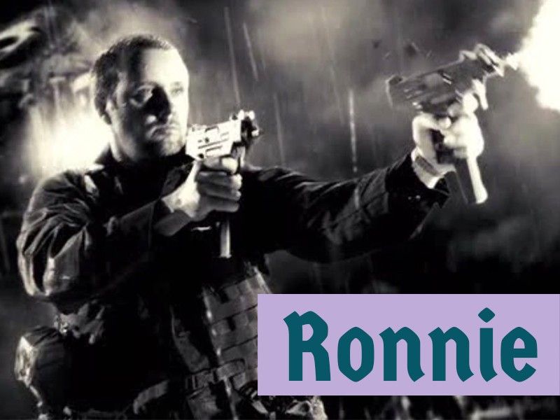 Unique movie character names: Ronnie