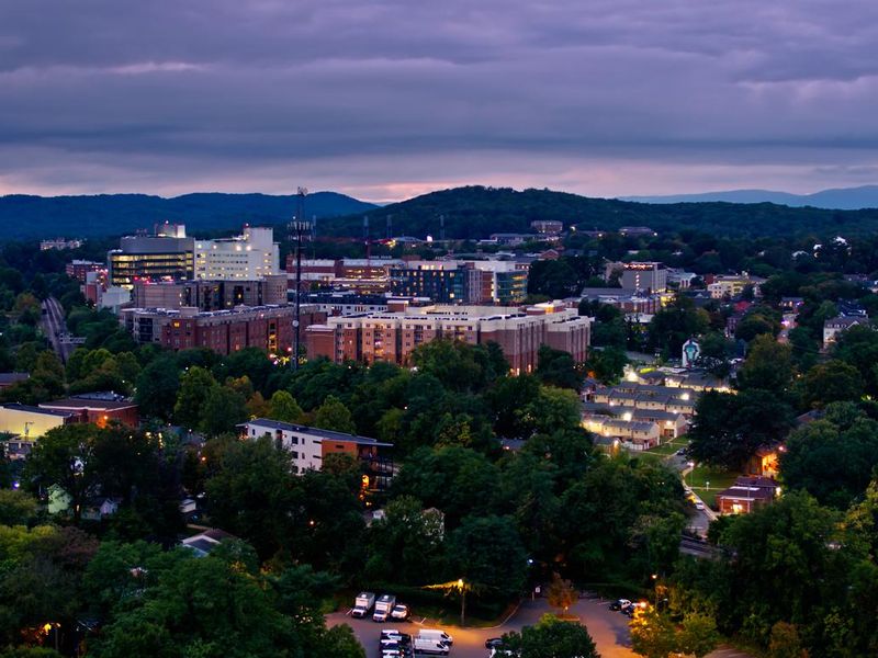 University of Virginia at twilight