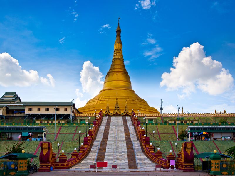 Uppatasanti Pagoda in Naypyidaw, the capital city of Myanmar (Burma)