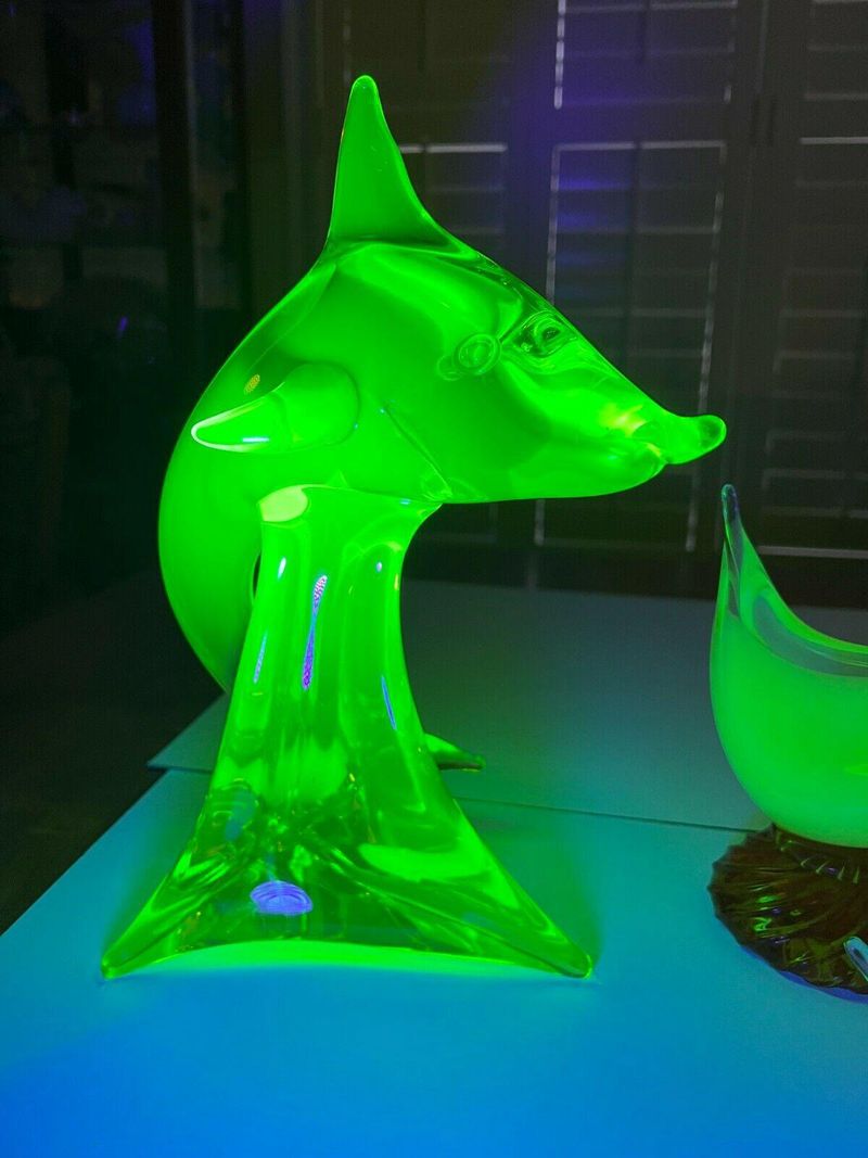 Uranium glass shark