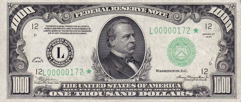 US $1000 Bill