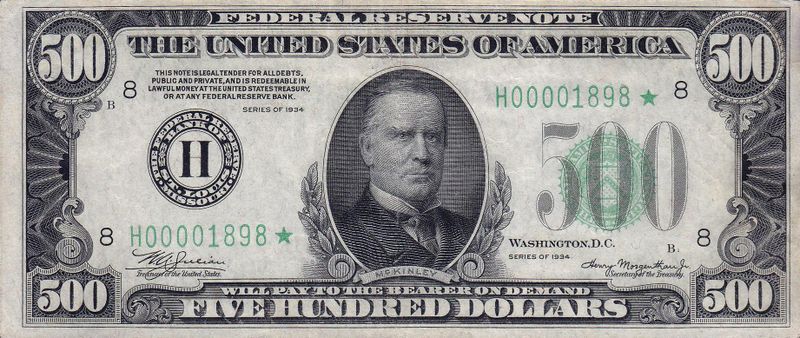 US $500 Bill