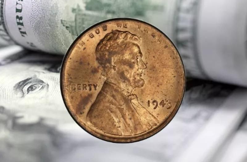 U.S. penny from 1943