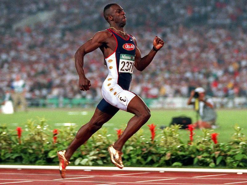 U.S. sprinter Michael Johnson