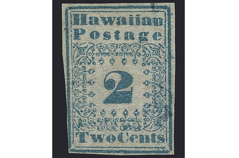USA 1851 2 Cents Hawaiian Missionary