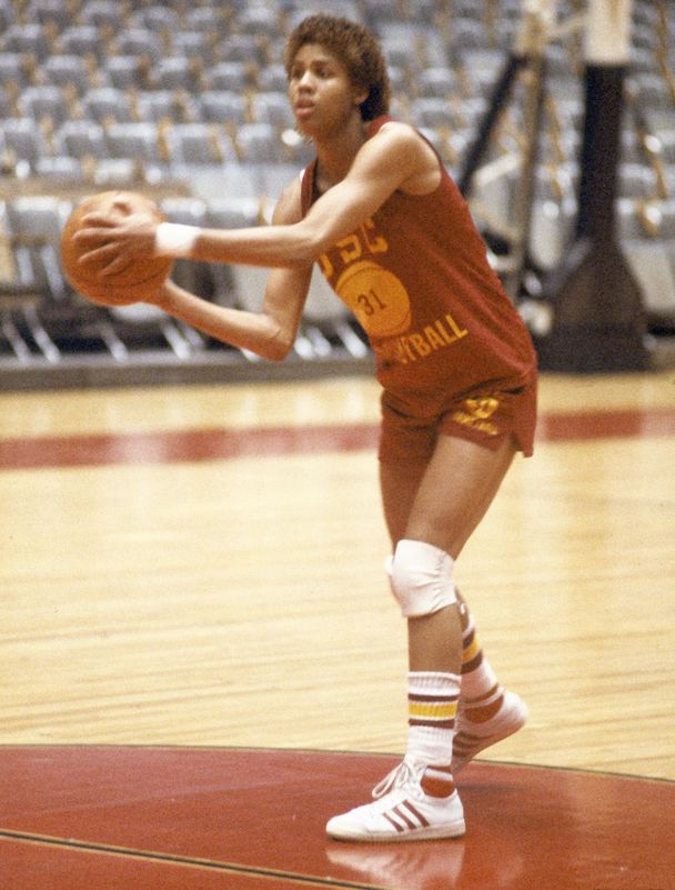 USC basketball player Cheryl Miller
