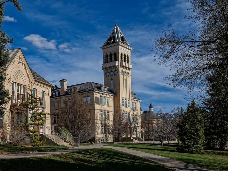Utah State University campus, Logan, Utah.