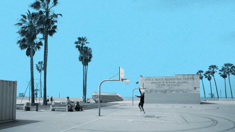 Venice Beach Basketball Courts