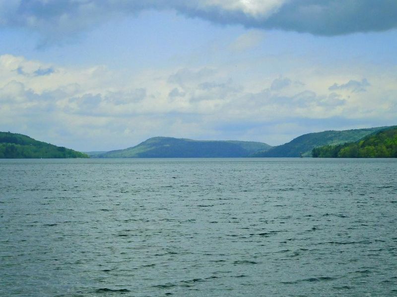 View over Otsego Lake in Cooperstown
