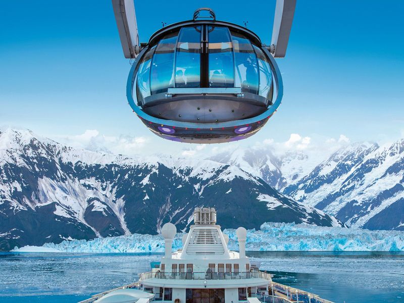 View pod at Royal Caribbean Alaska Quantum of the Seas