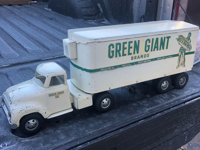 Vintage 1954 Tonka Green Giant Semi