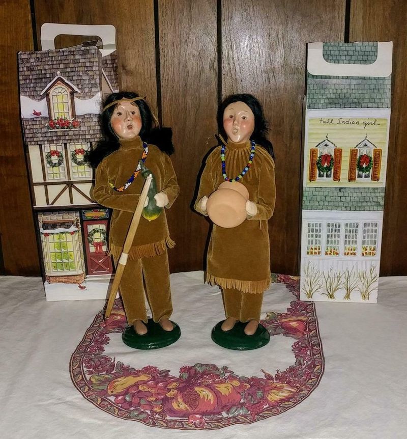 Vintage Byers' Choice Native American Carolers Set