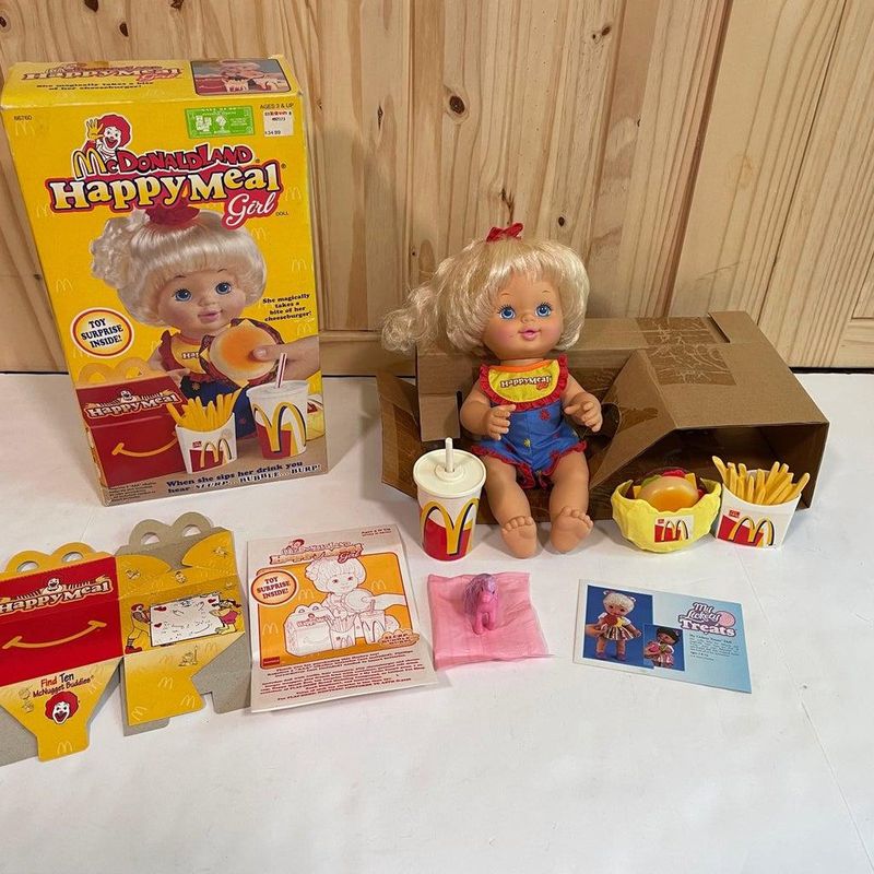 Vintage McDonalds Happy Meal Girl Doll 1997