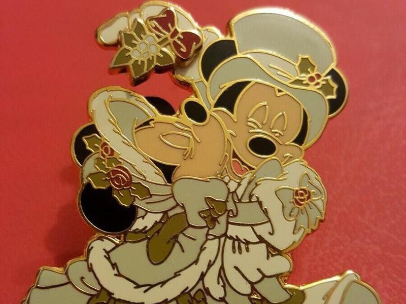 Vintage Mickey and Minnie Disney Pin