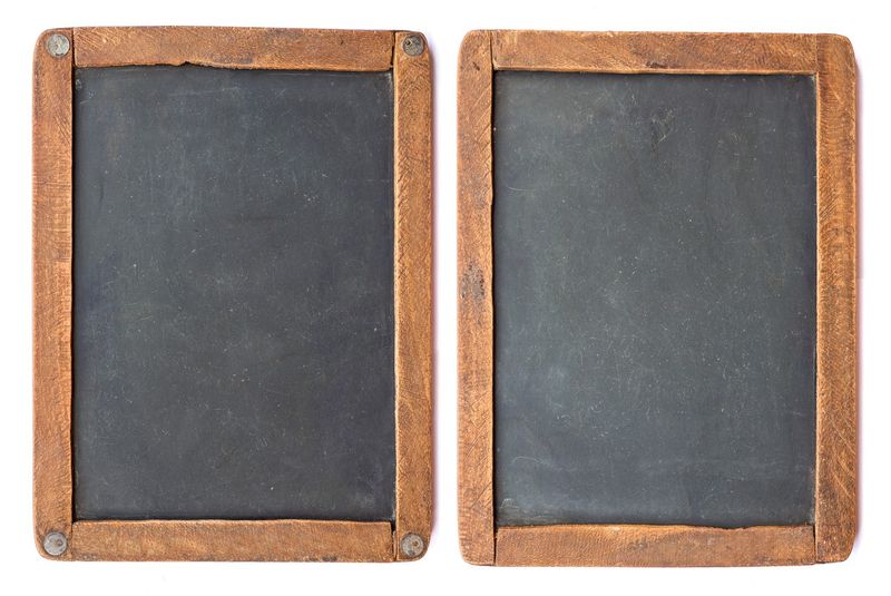 Vintage slate blackboard