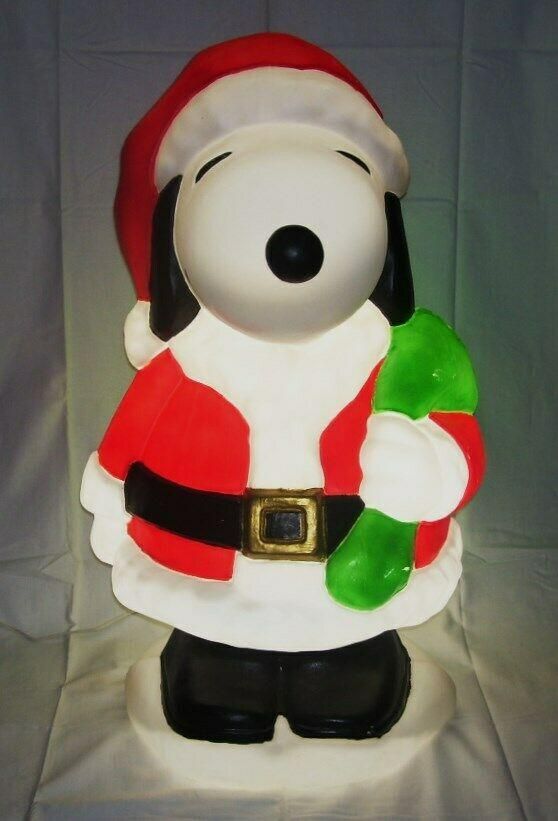 Vintage Snoopy Santa Christmas decoration