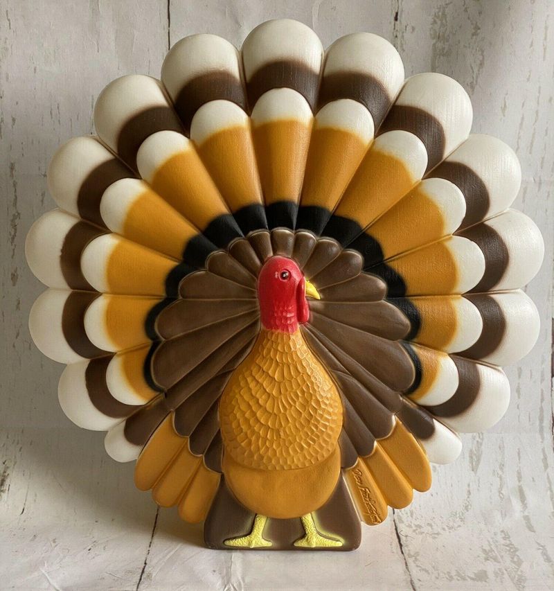 Vintage Thanksgiving Turkey Blow Mold