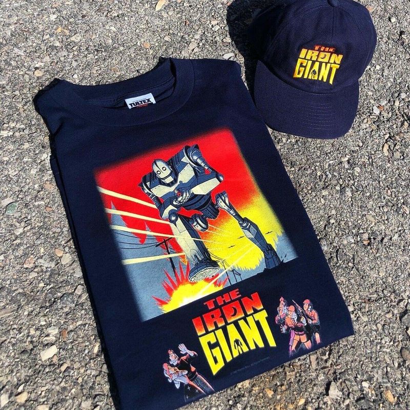 Vintage The Iron Giant 1999 Movie Promo T-Shirt