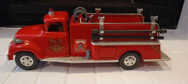vintage tonka ford fire truck 5 alumium panel for parts 