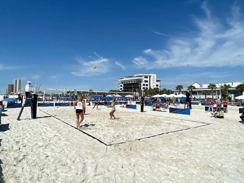 Volleyball at the Beach in Gulf Shores, Alabama