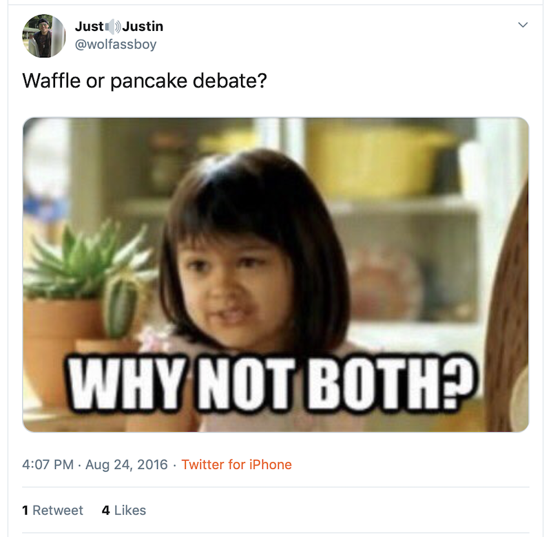 Waffles or pancakes?