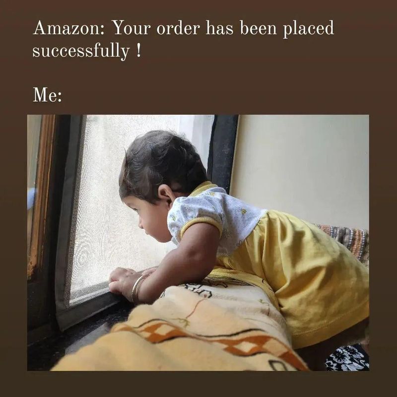 Waiting for your Amazon order to ship
