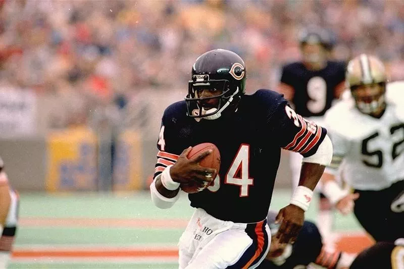 Walter Payton rushed for 16,726 yards in his career.