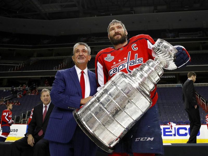 Washington Capitals owner Ted Leonsis and Alex Ovechkin