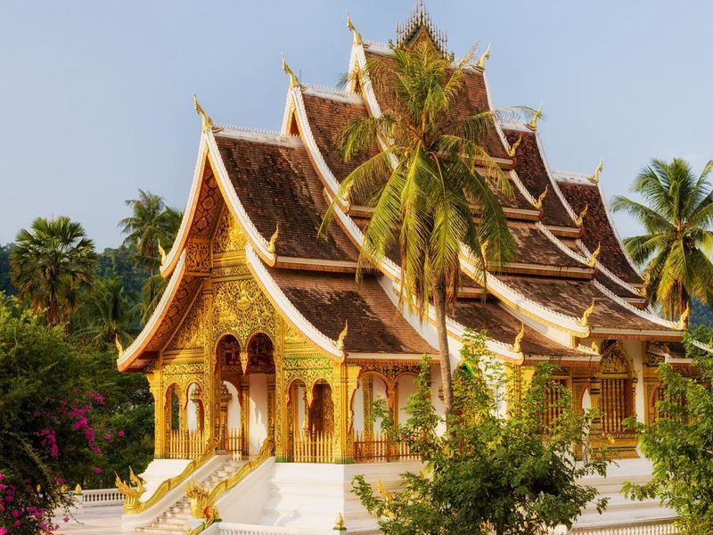 Wat Ho Pha Bang, Buddhist temple in Luang Prabang Laos