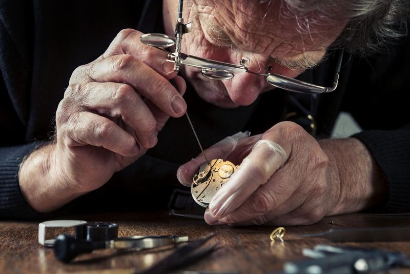 Watchmaker at work