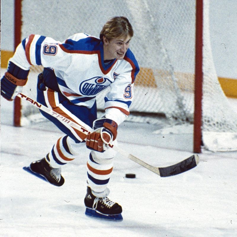 Wayne Gretzky seen in action
