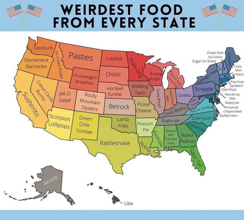 Weird food map of the U.S. by state