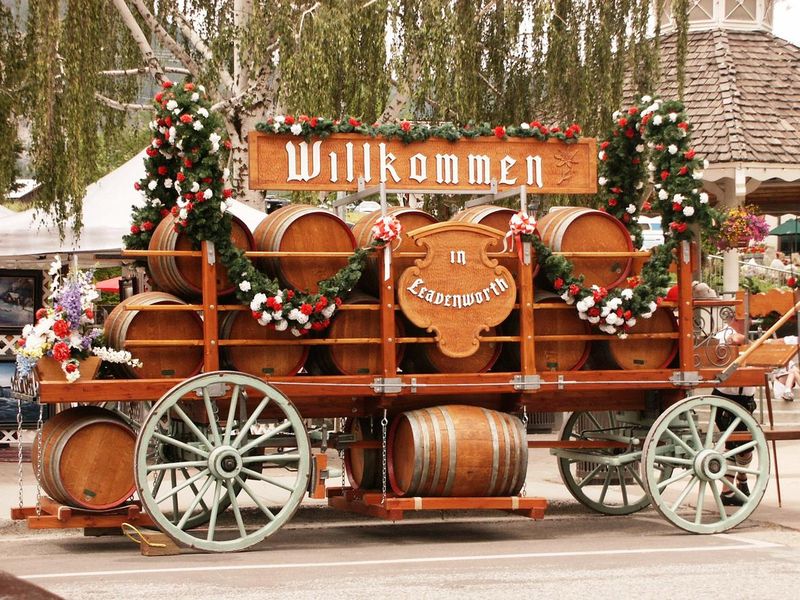 Welcome wagon in Leavenworth