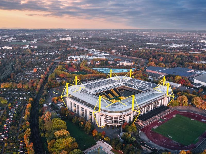 Westfalenstadion (Signal Iduna Park), home stadium for Borussia Dortmund in Germany