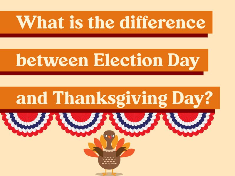 What is the difference between Election Day and Thanksgiving Day?