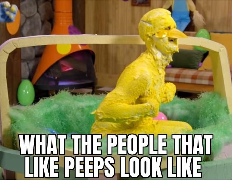What the people who like peeps candy look like