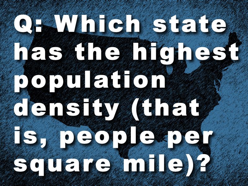 What's the state with the most people?