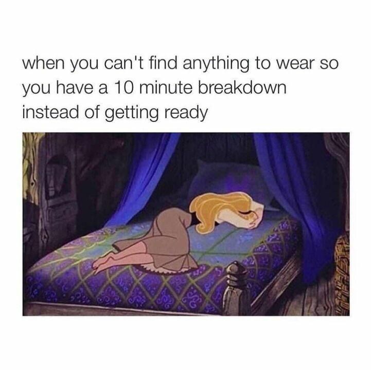 When you can't find anything to wear