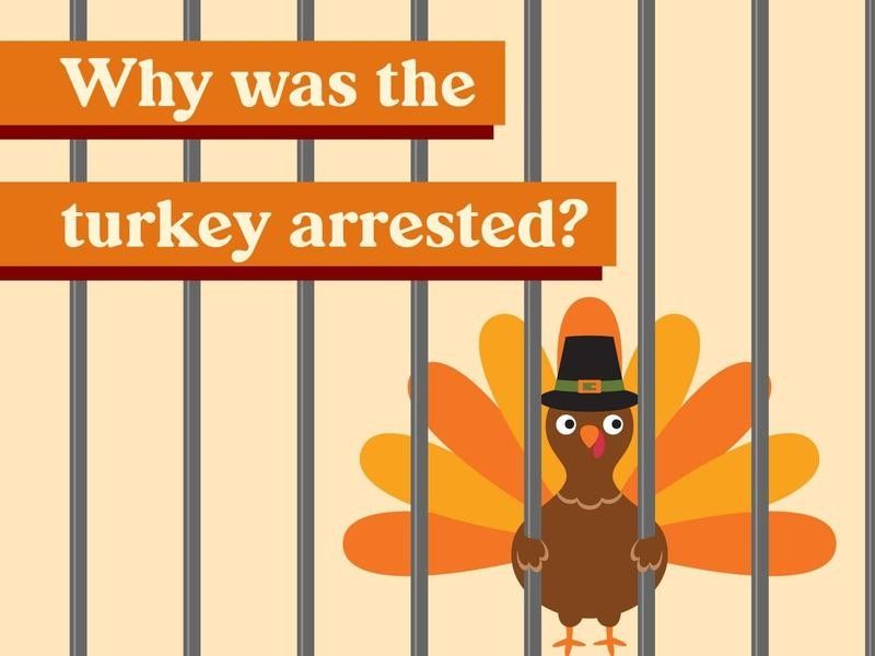 Why was the turkey arrested?