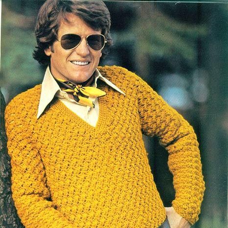 Wide collar in the 1970s
