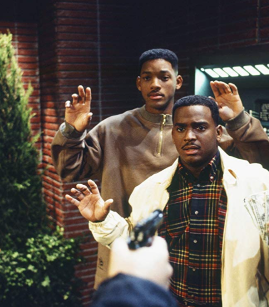 Will and Carlton in the Fresh Prince gun violence episode