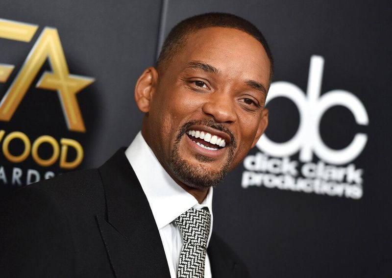 Will Smith arrives at the Hollywood Film Awards