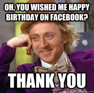 Willy Wonka thank you meme