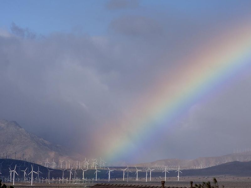 Windmills at the end of a rainbow